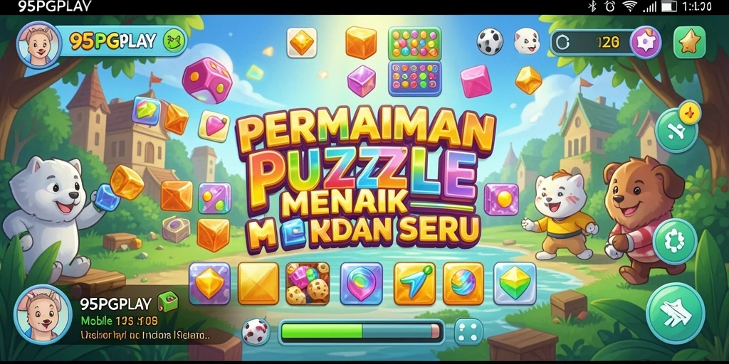 Tampilan gameplay dari 95PGPLAY yang penuh dengan teka-teki seru.