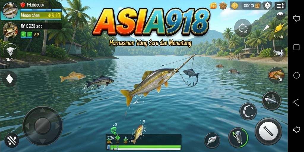 Tangkapan ikan besar di tengah lautan yang menakjubkan.