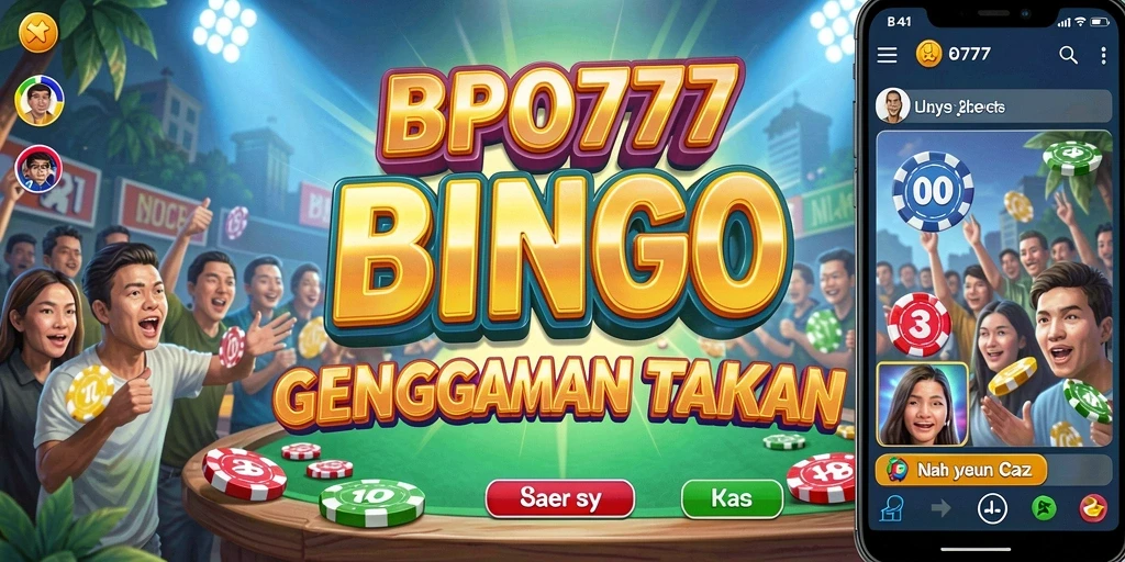 Tampilan screenshot BPO777 saat gameplay Bingo yang menegangkan.