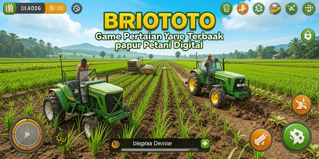 Tampilan gameplay BRIOTOTO yang menakjubkan di dunia pertanian.