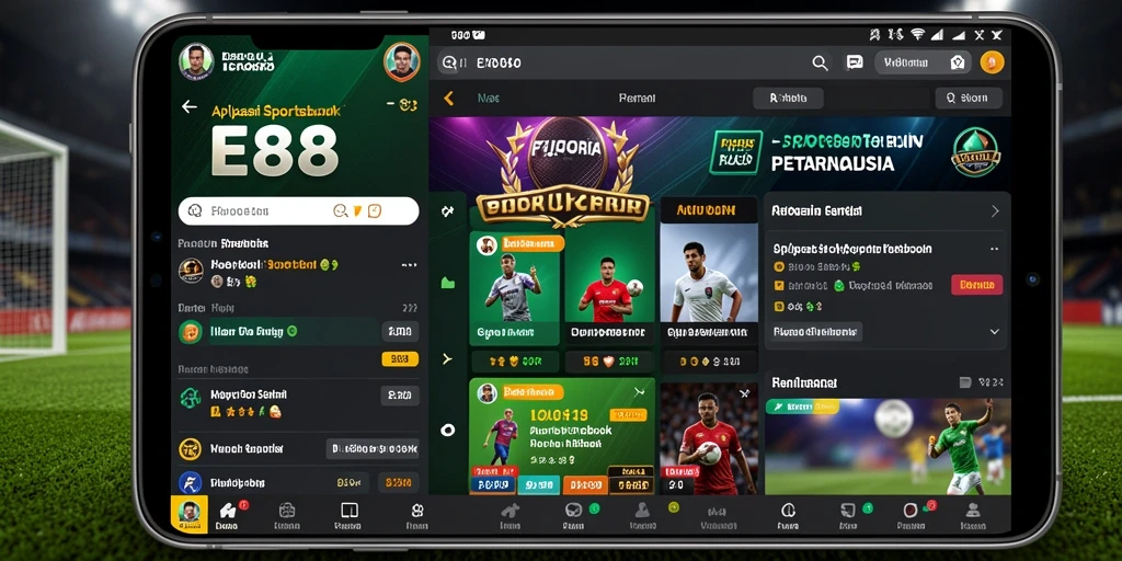 Tampilan gameplay E88 yang menarik untuk taruhan Sportsbook.