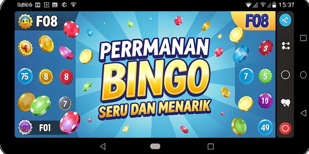 Screenshot gameplay FO8 menunjukkan keseruan positif bermain Bingo.