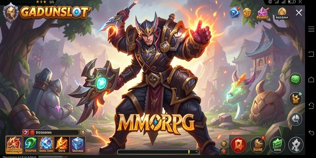 Tampilan gameplay GADUNSLOT yang mendebarkan dan grafis yang menakjubkan.