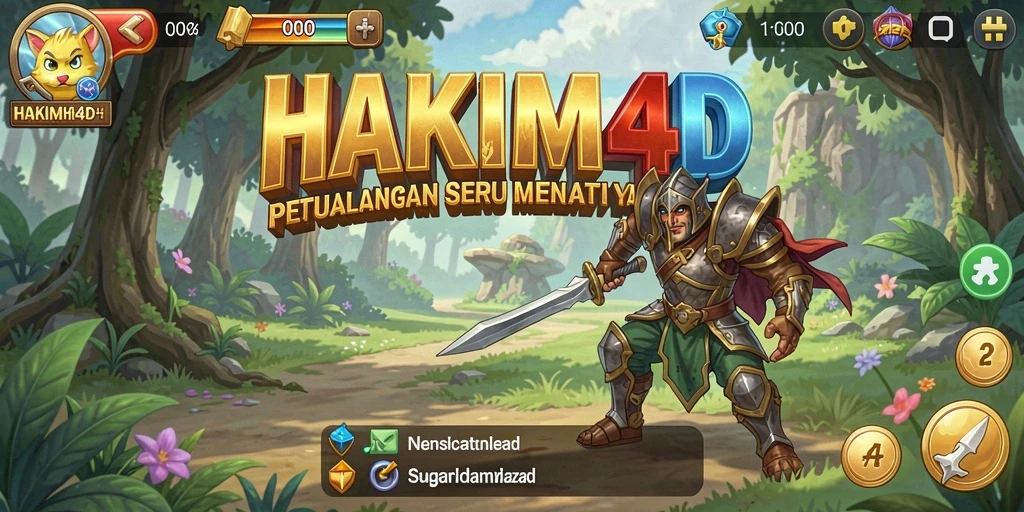Tampilan gameplay HAKIM4D yang mengesankan dan penuh tantangan.