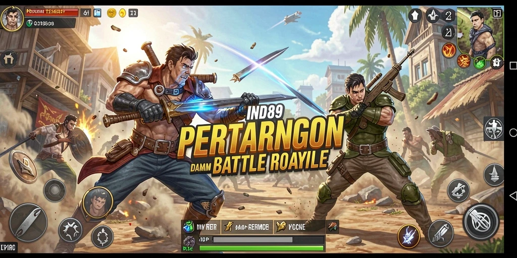 Gameplay seru dan menegangkan di IND89 Battle Royale.