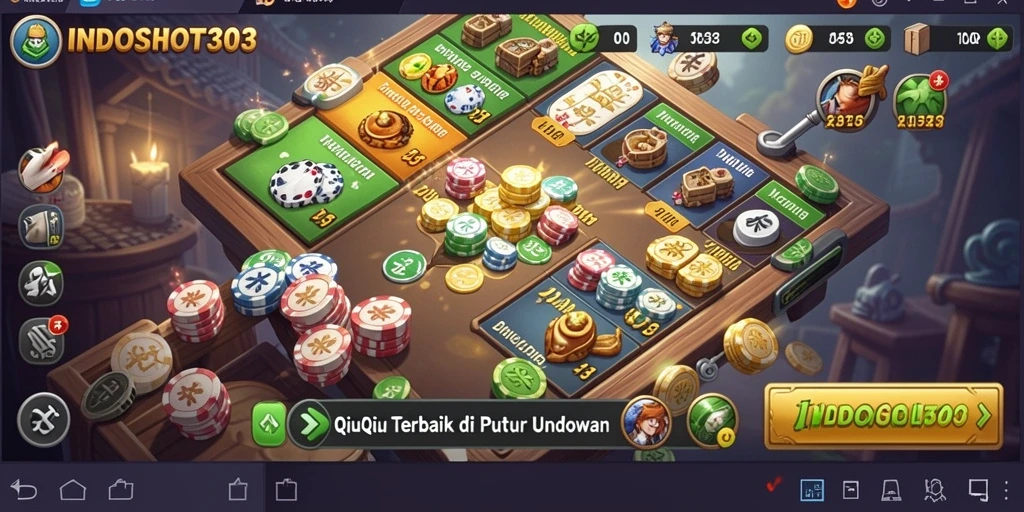 Screenshot gameplay QiuQiu dari INDOSLOT303 yang menampilkan aksi seru.