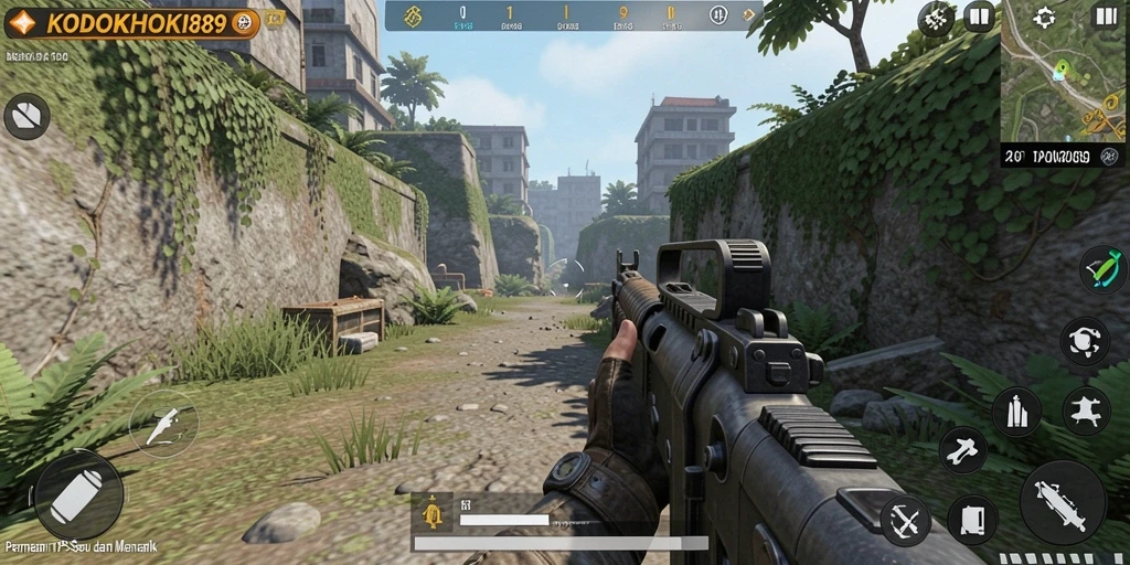Screenshot gameplay seru dari KODOKHOKI889.