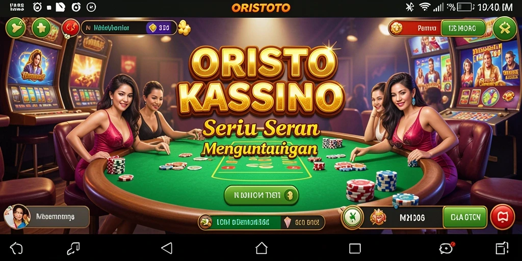 Tangkapan layar gameplay ORISTOTO yang menarik dan penuh aksi kasino.