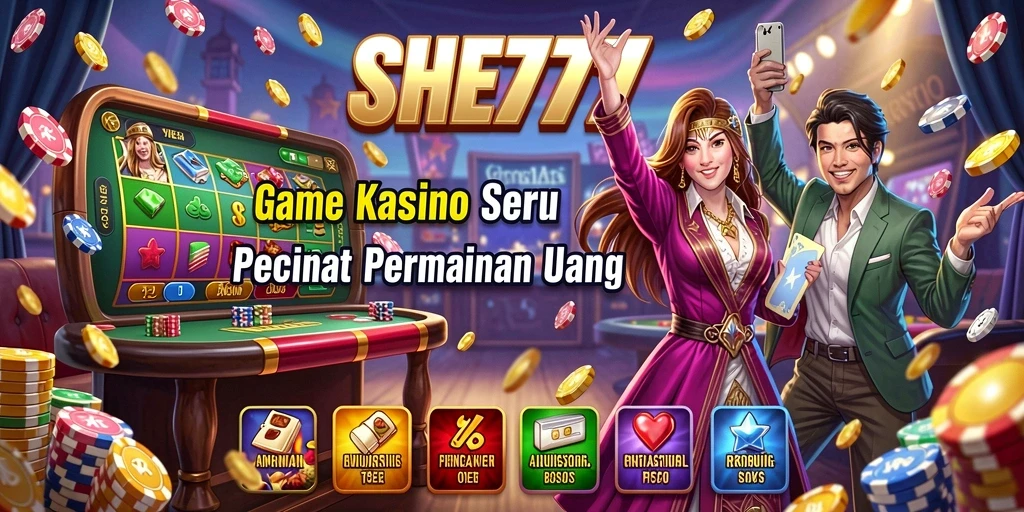 Tampilan gameplay SERU dan grafis menawan di SHE777.