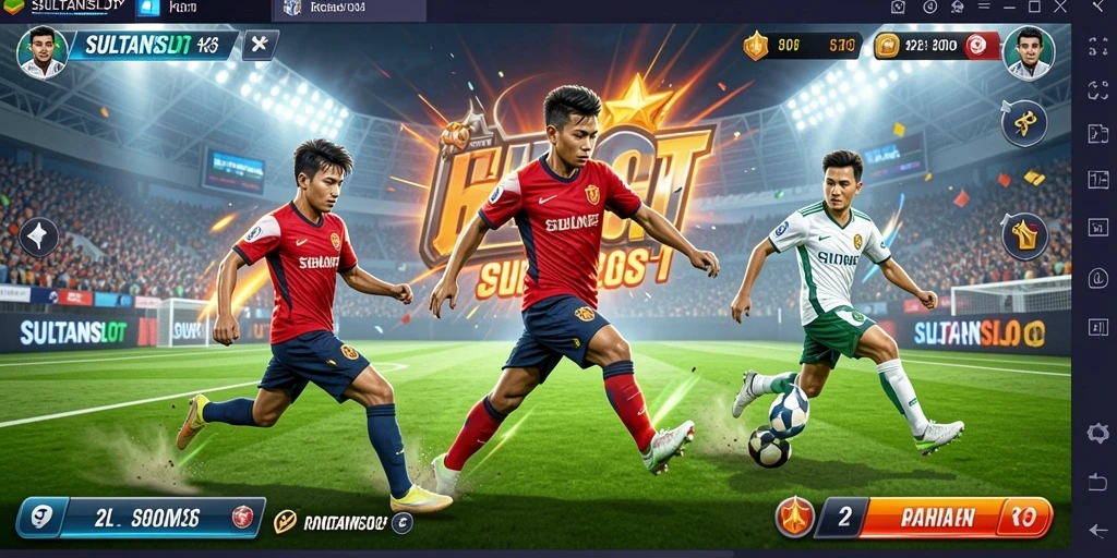 SULTANSLOT menampilkan gameplay olahraga yang seru dan kompetitif.