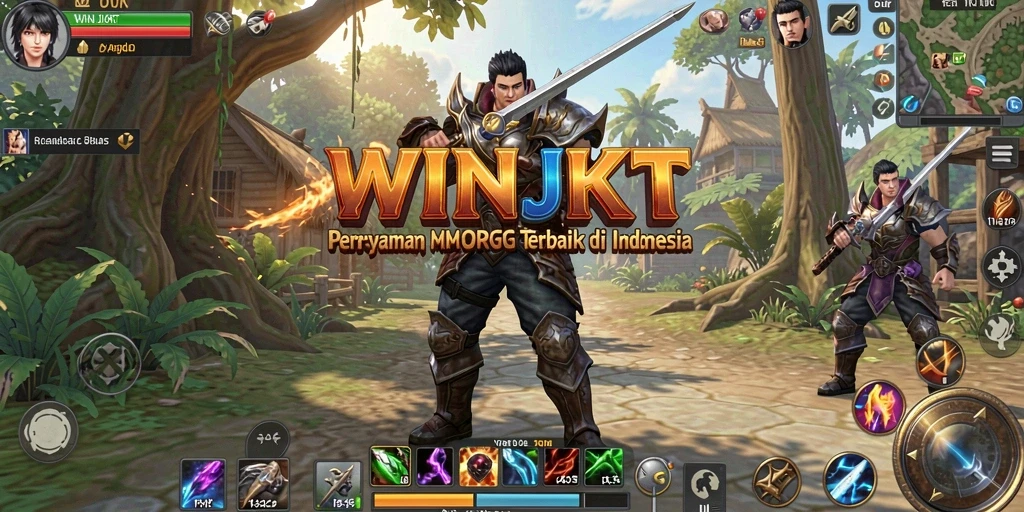 Gameplay seru WINJKT dengan petualangan MMORPG.